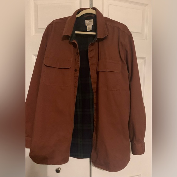 L.L. Bean Other - LL Bean Men's Flannel-Lined Hurricane Shirt, XL, Flannel Lined, Great Condition